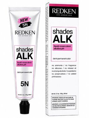 Redken Shades ALK Liquid Cream Demi Permanent Hair Color 5N 2.1 oz